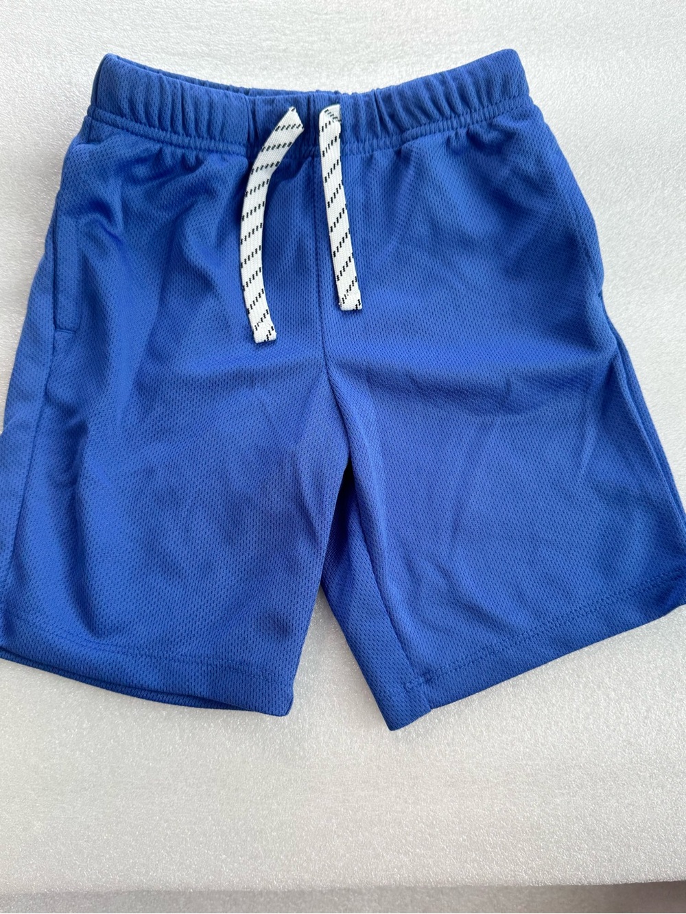 Old Navy Blue Athletic Mesh Shorts with White Drawstring